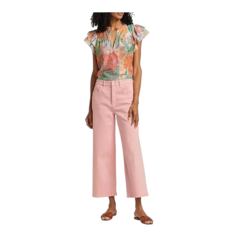 NWT Rails‎ Getty High-Rise Crop Jeans- Bubble Gum- Size 27